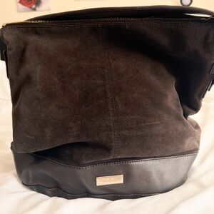 Cole Haan Brown Leather and Suede Women’s bucket Bag